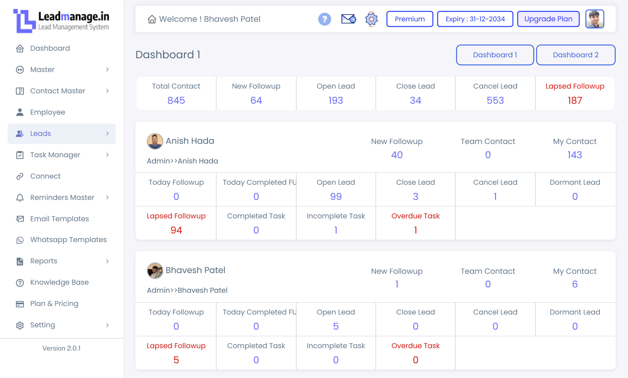 Lead Management System